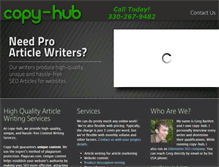 Tablet Screenshot of copy-hub.com